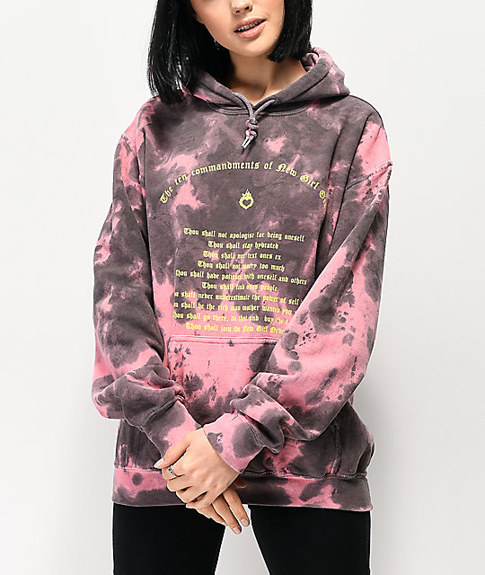 tie dye hoodie for girls