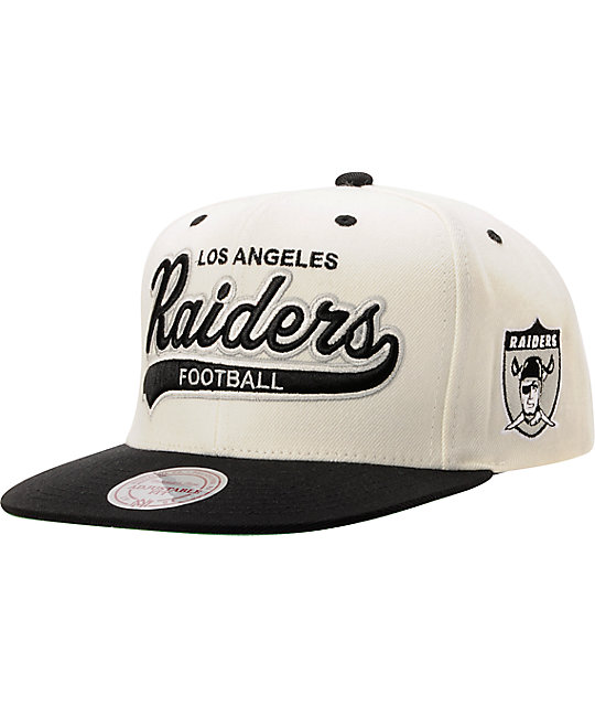 mitchell & ness raiders snapback