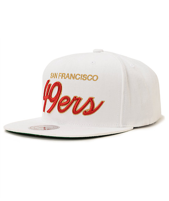 49ers mitchell and ness hat