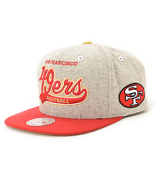 49ers mitchell and ness hat