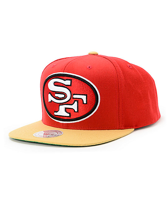 mitchell and ness 49ers hat