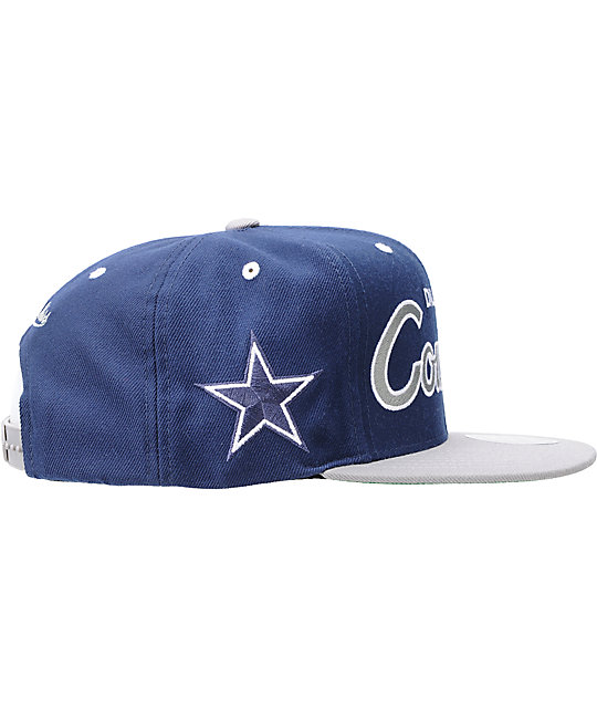 dallas cowboys mitchell and ness snapback