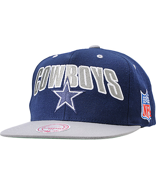 cowboys mitchell and ness snapback