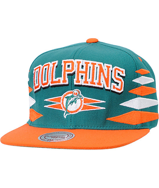 Mitchell & Ness, Accessories, Mitchell Ness Nfl Miami Dolphins Helmet  Snapback Hat