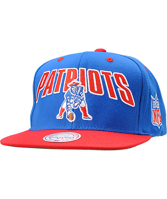 patriots snapback mitchell and ness