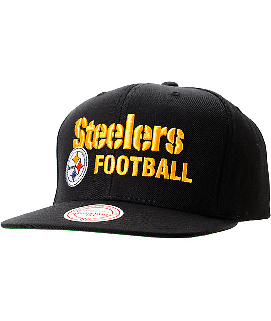 steelers mitchell and ness snapback