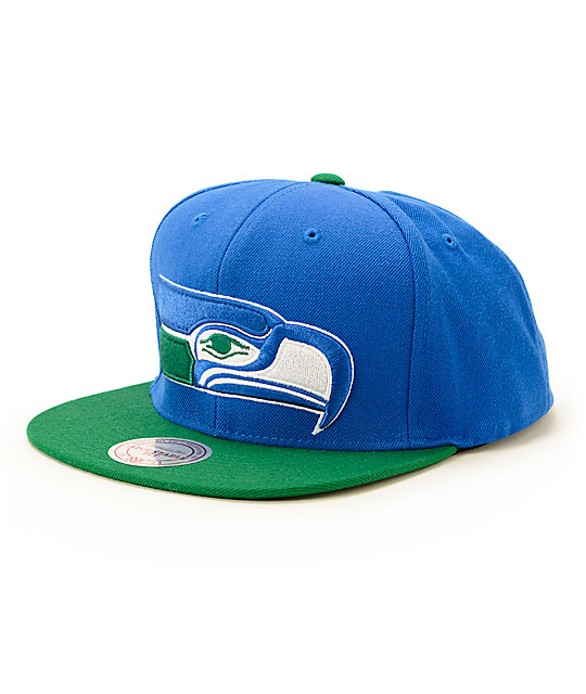 mitchell and ness seahawks hat