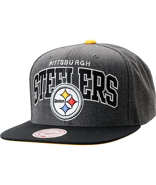 steelers mitchell and ness snapback