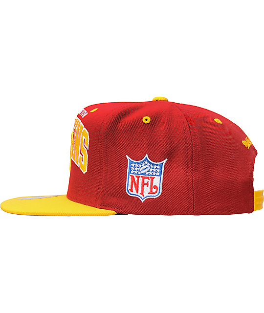 mitchell and ness redskins hat