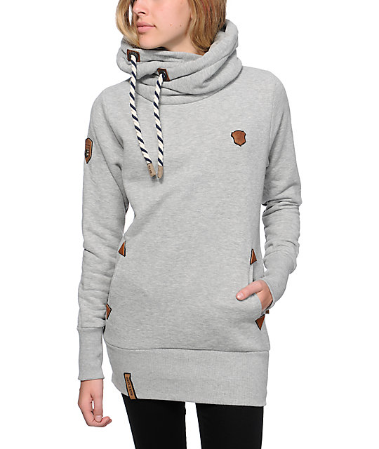 Naketano Darth Long IV Grey Hoodie | Zumiez