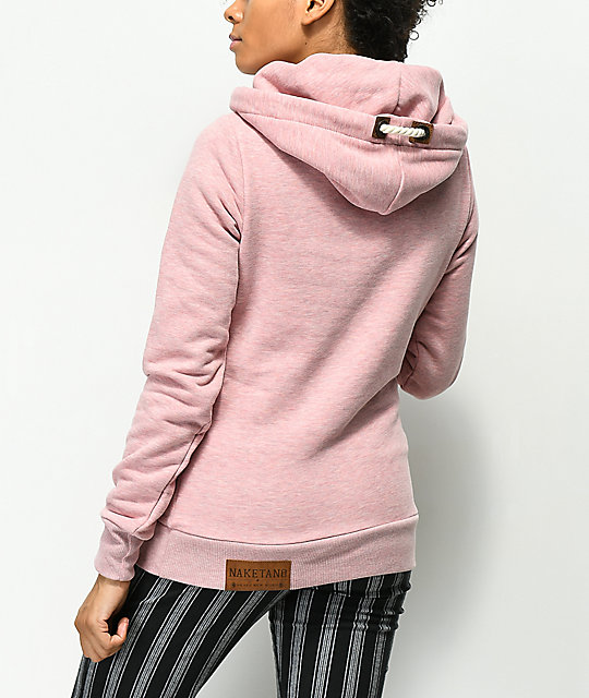 naketano hoodie pink