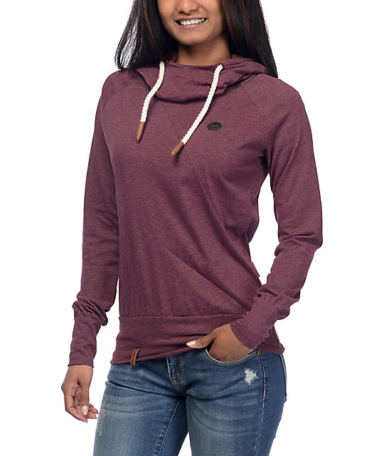 sudaderas color vino