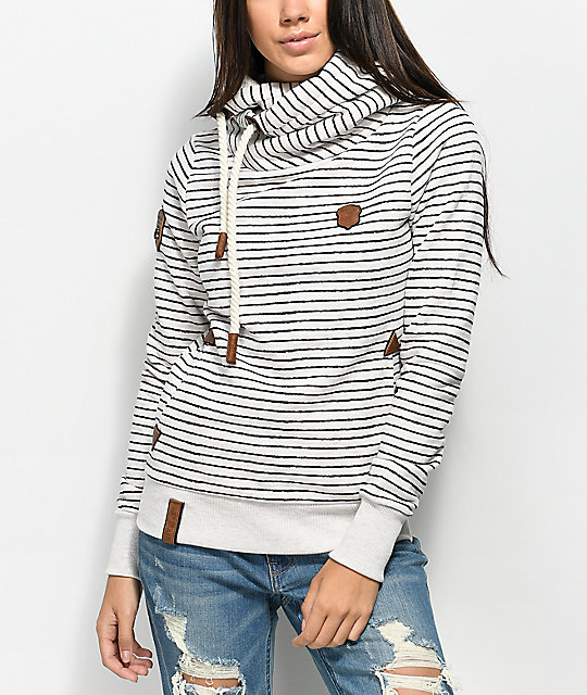naketano striped hoodie