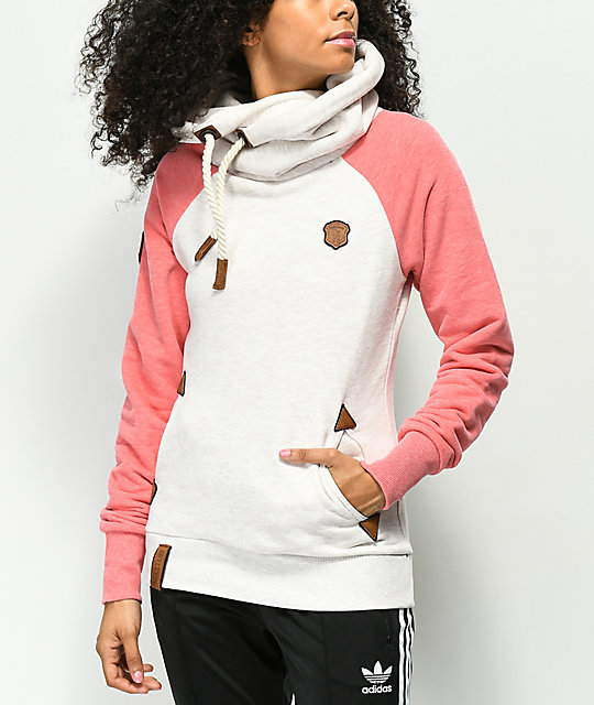 naketano hoodie pink