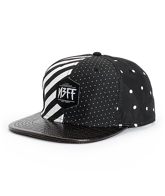 Neff Black N White Snapback Hat | Zumiez