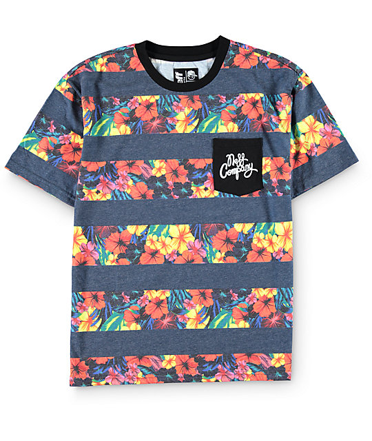 Neff Boys Paradise Floral Pocket T-Shirt | Zumiez