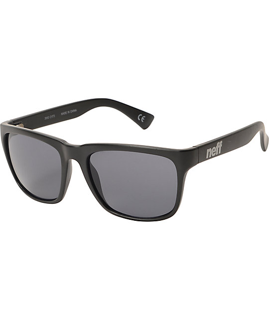 Neff Chip Matte Black Sunglasses at Zumiez : PDP