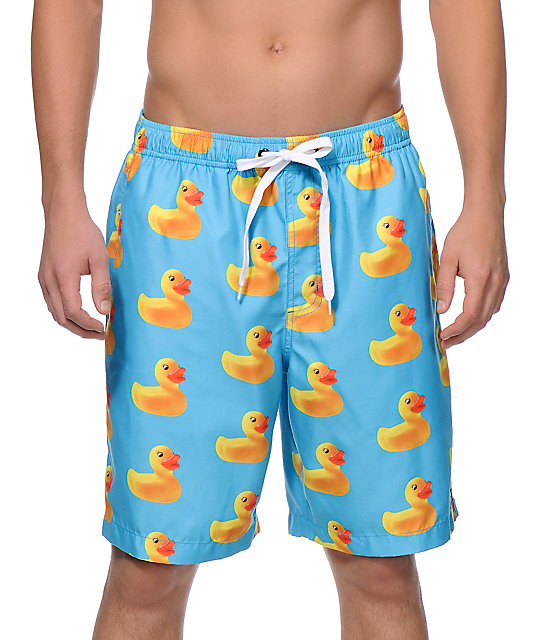 neff rubber duck swim trunks