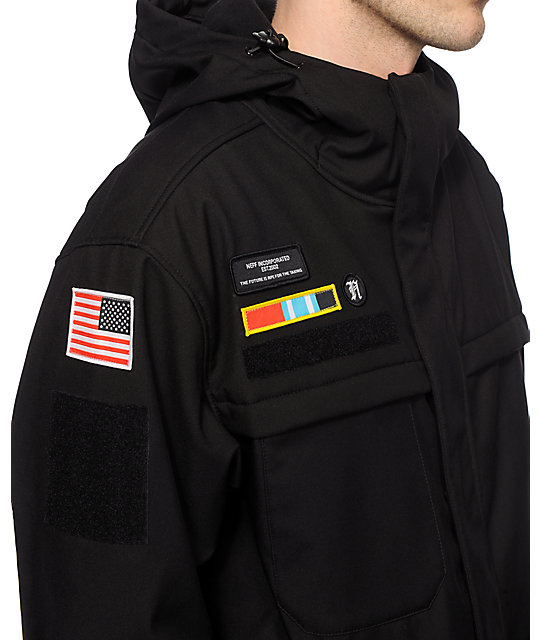 neff military softshell jacket