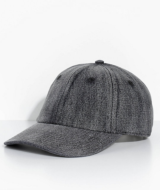 black denim hat