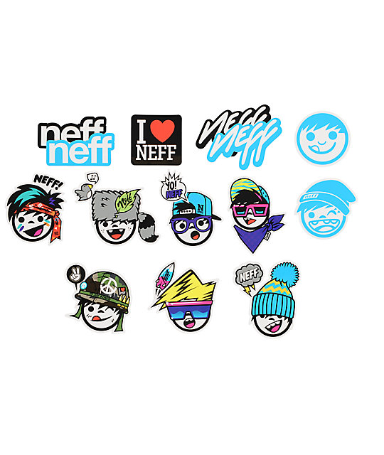 neff sticker pack zumiez
