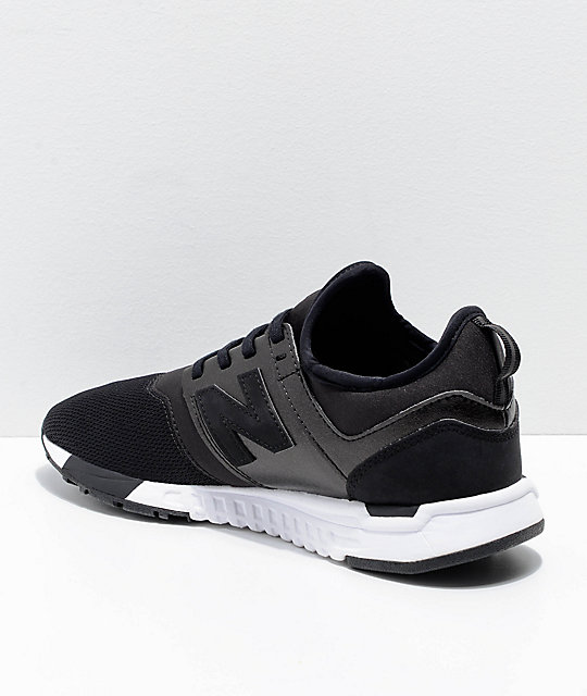 new balance black and white