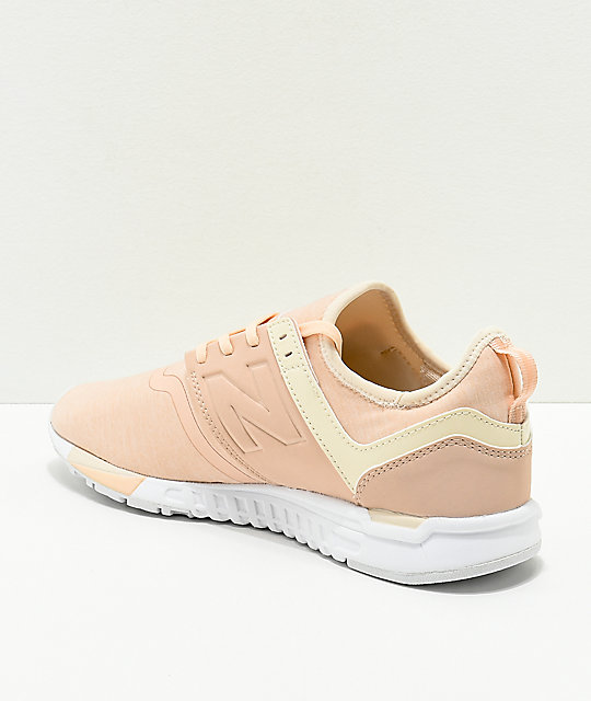 new balance beige and pink