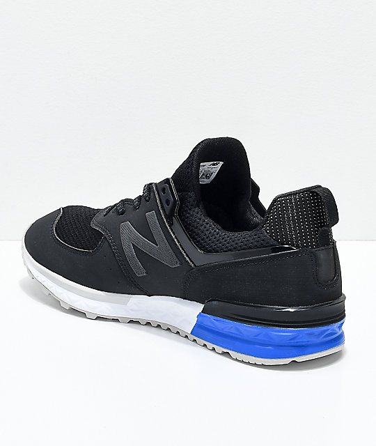 new balance 574 black white and blue new balance 574 black white and blue