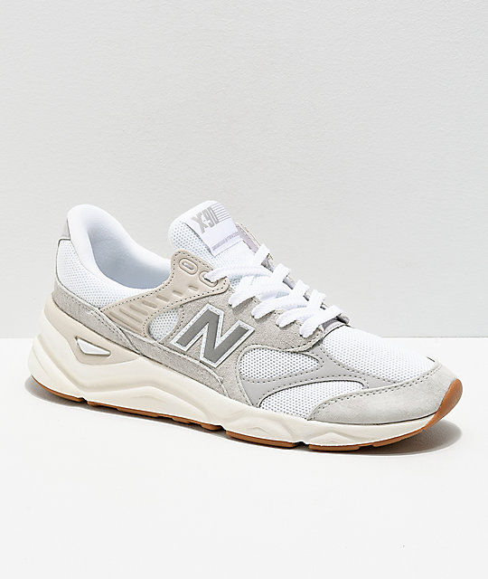 new balance grey and white