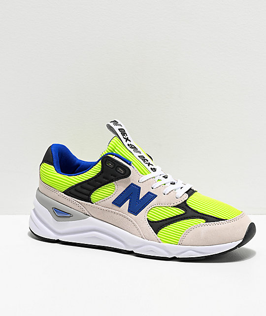 new balance x90 white blue