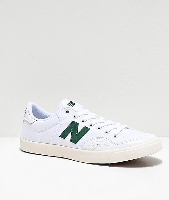 New Balance Numeric 212 White & Green Skate Shoes | Zumiez.ca
