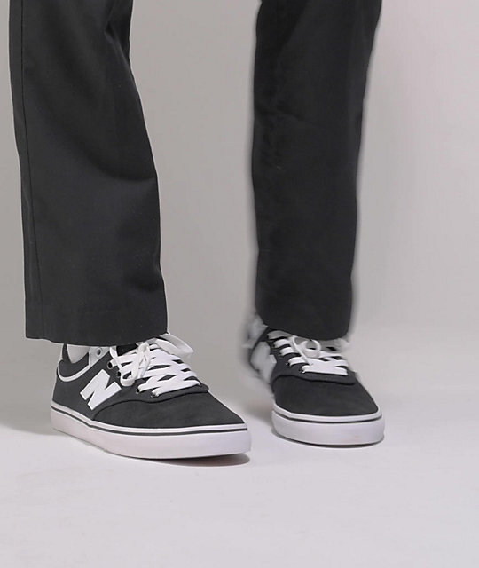 New Balance Numeric Black & White Skate Shoes