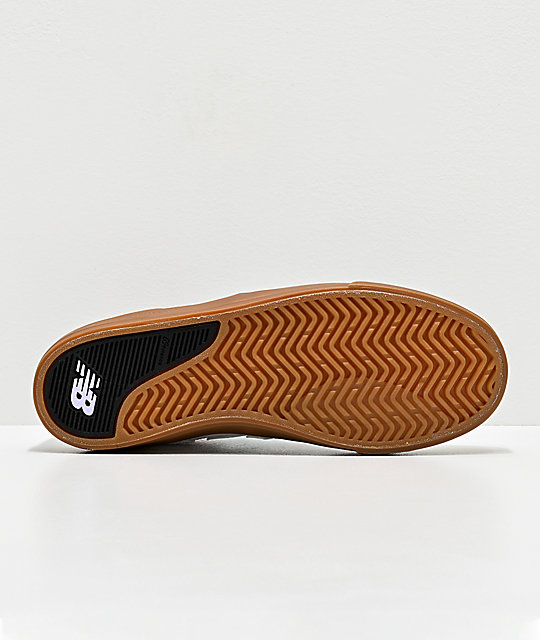 New Balance Numeric 306 Jamie Foy White & Gum Skate Shoes | Zumiez