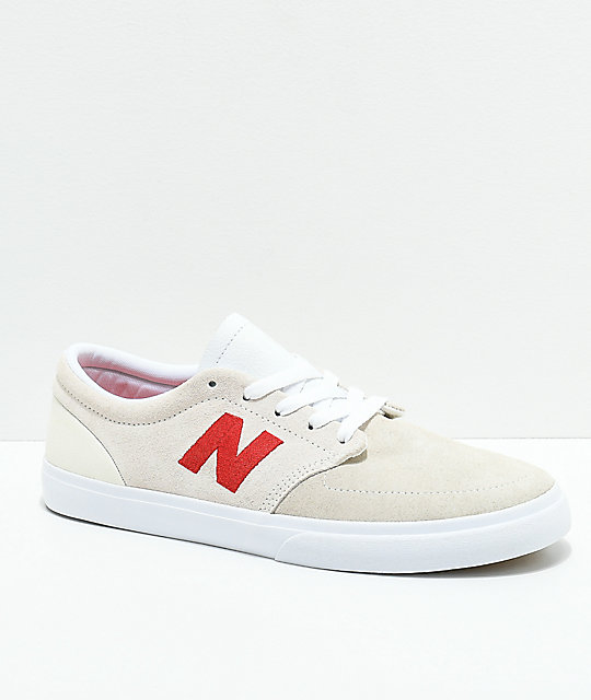 new balance red and white