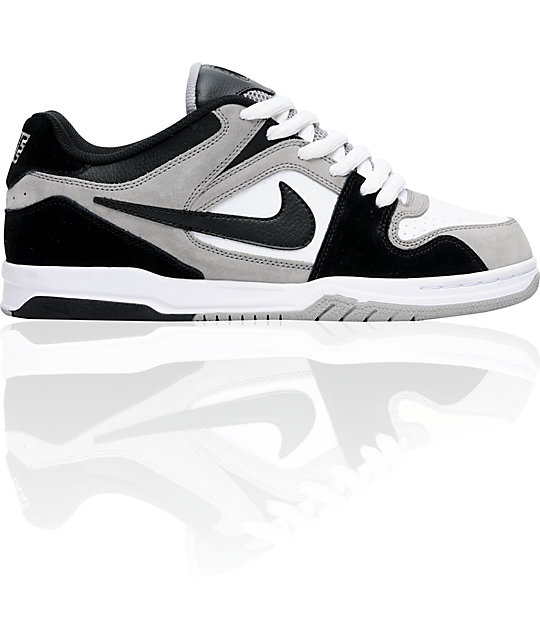 Nike 6.0 Air Zoom Oncore Medium Grey, Black \u0026 White Shoes | Zumiez