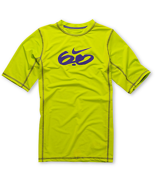 boys lime green nike shirt