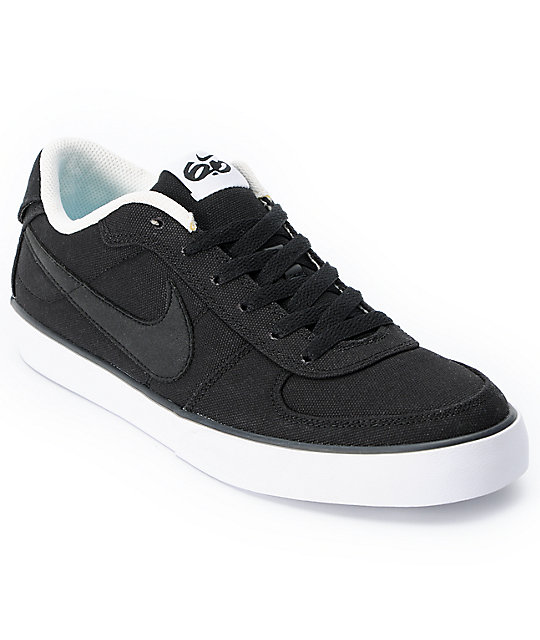 Nike 6.0 Mavrk Black Canvas Shoes | Zumiez