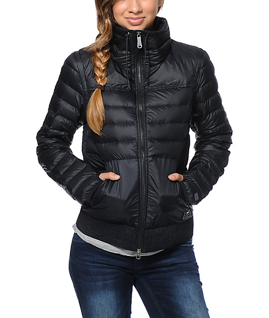 Nike 800 Black Down Jacket | Zumiez