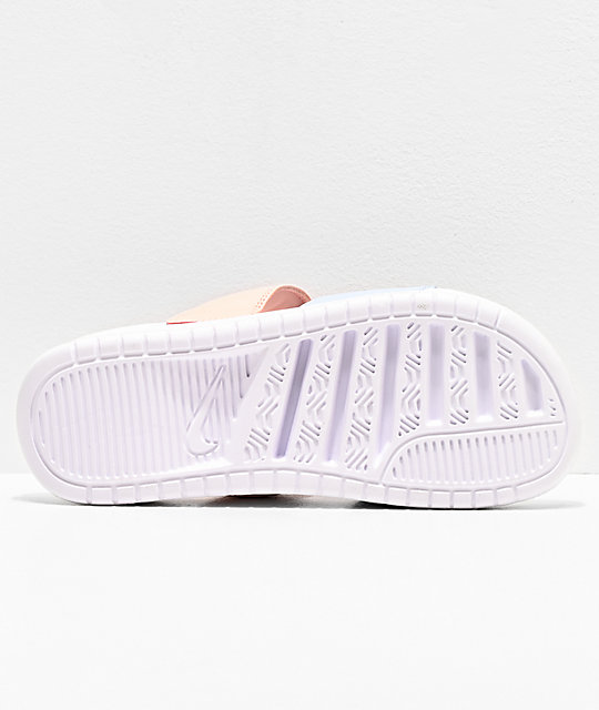 nike benassi slides duo white