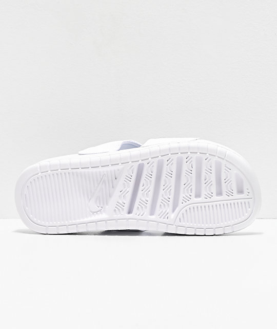 nike benassi duo flat sandals