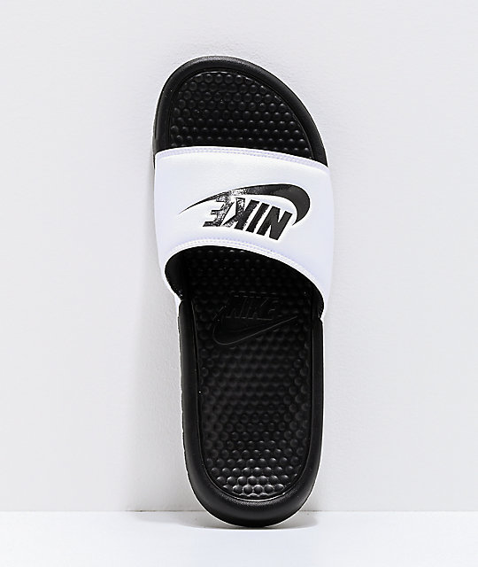 black slipper nike