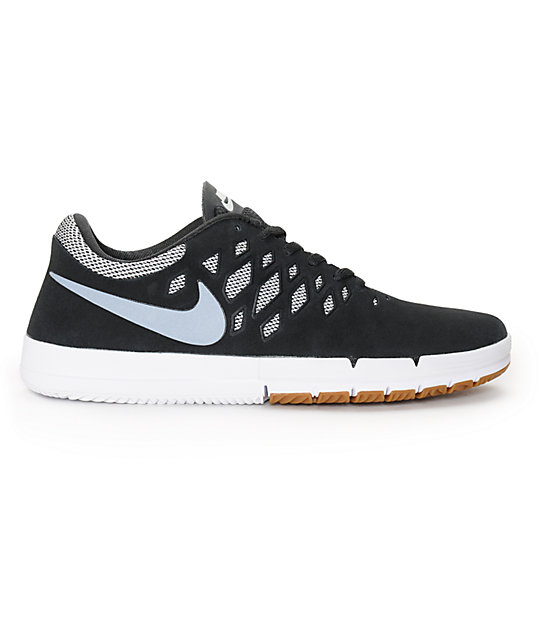 Nike Free SB Black, Dark Grey & White Shoes | Zumiez