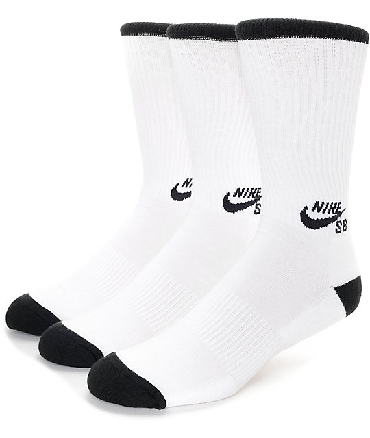 Nike SB 3 Pack Crew Socks | Zumiez Nike SB 3 Pack Crew Socks ...