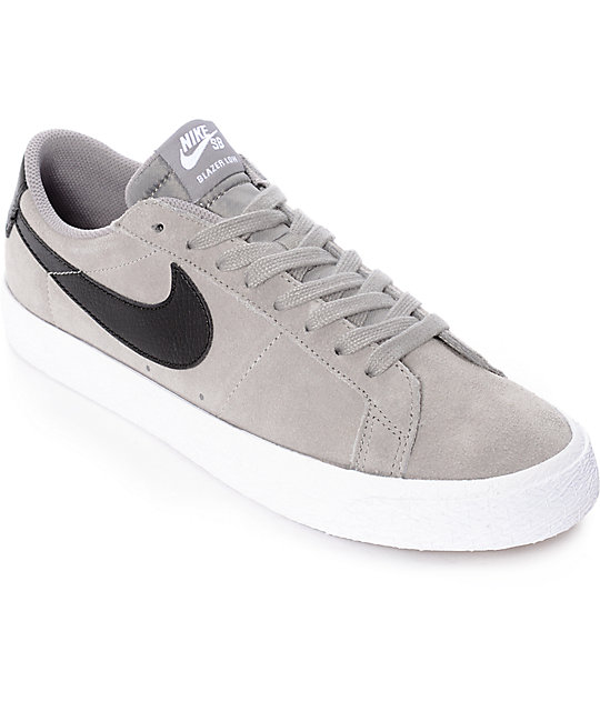 Nike SB Blazer Zoom zapatos de skate en gris y blanco