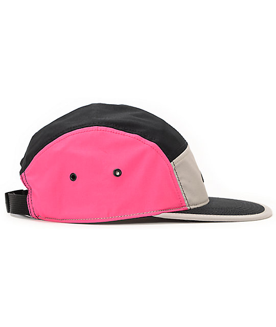black and pink nike hat