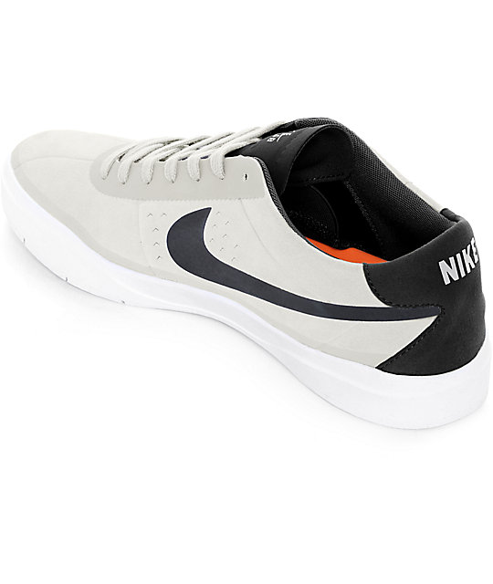 Nike Sb Bruin Hyperfeel Summit White Black Skate Shoes Zumiez
