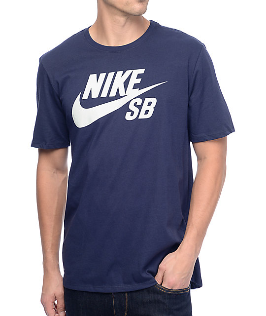 navy blue nike t shirt