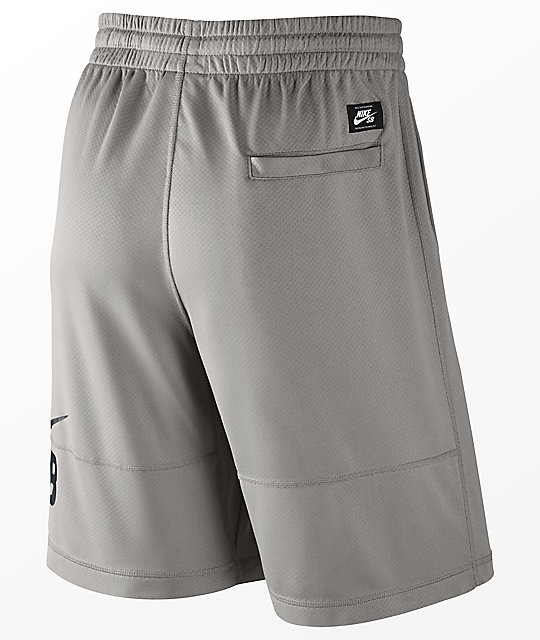 Nike SB Dri-Fit Sunday Grey & Black Shorts | Zumiez.ca