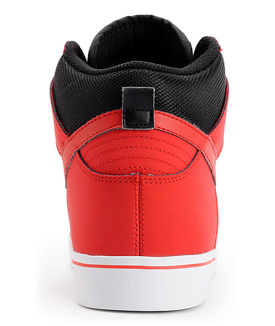 Nike SB Dunk High LR University Red & Black Skate Shoes | Zumiez