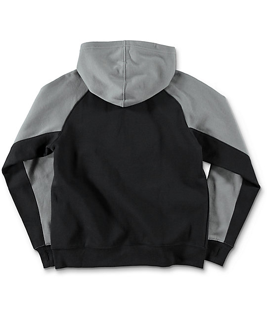 sudadera nike gris cremallera